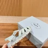 Prada Raffia Sandals