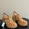 Prada Monolith Platform Sandals